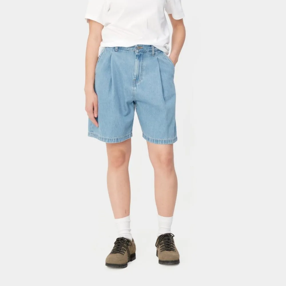 Kvinder Carhartt WIP Alta Short | Bla (Sten Bleget)