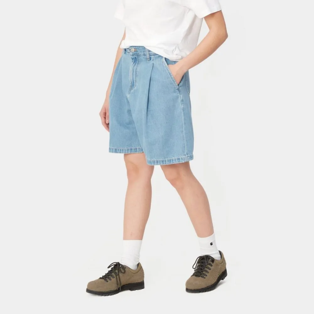 Kvinder Carhartt WIP Alta Short | Bla (Sten Bleget)