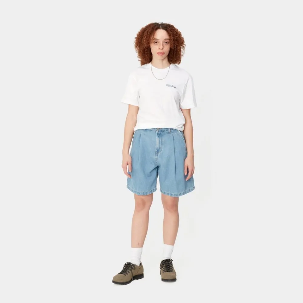 Kvinder Carhartt WIP Alta Short | Bla (Sten Bleget)