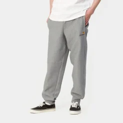 Mænd Carhartt WIP American Script Joggingbukser | Gra Lyng