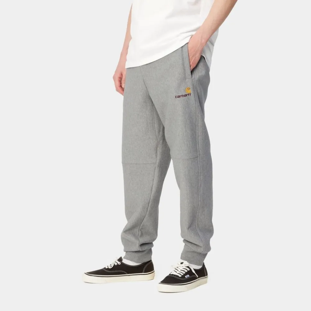 Mænd Carhartt WIP American Script Joggingbukser | Gra Lyng