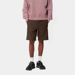 Mænd Carhartt WIP American Script Sweat Short | Tobak