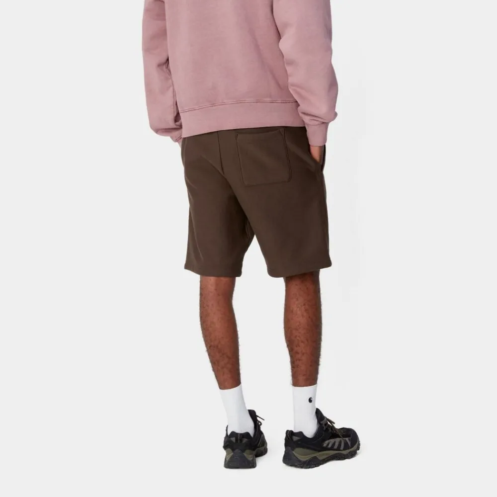 Mænd Carhartt WIP American Script Sweat Short | Tobak