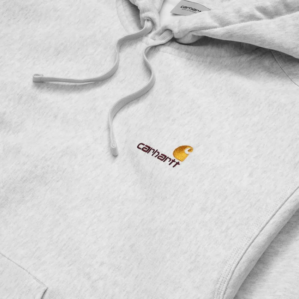 Mænd Carhartt WIP American Script Sweatshirt Med Haette | Ask Heather