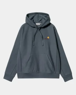 Mænd Carhartt WIP American Script Sweatshirt Med Haette | Zeus