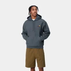 Mænd Carhartt WIP American Script Sweatshirt Med Haette | Zeus