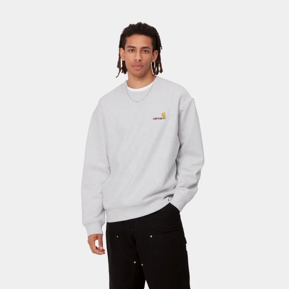 Mænd Carhartt WIP American Script Sweatshirt | Ask Heather