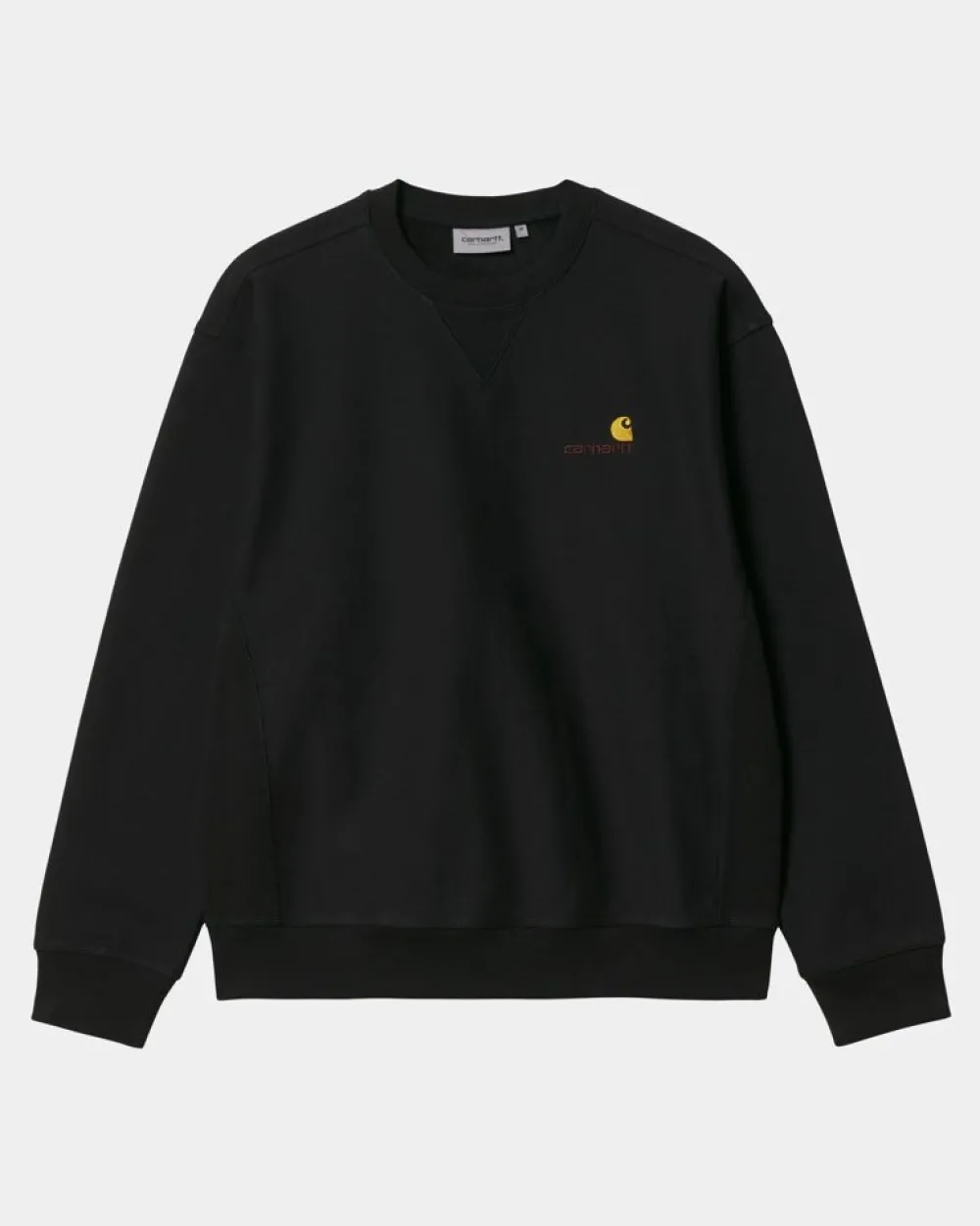 Mænd Carhartt WIP American Script Sweatshirt | Sort