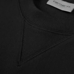 Mænd Carhartt WIP American Script Sweatshirt | Sort