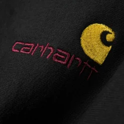Mænd Carhartt WIP American Script Sweatshirt | Sort