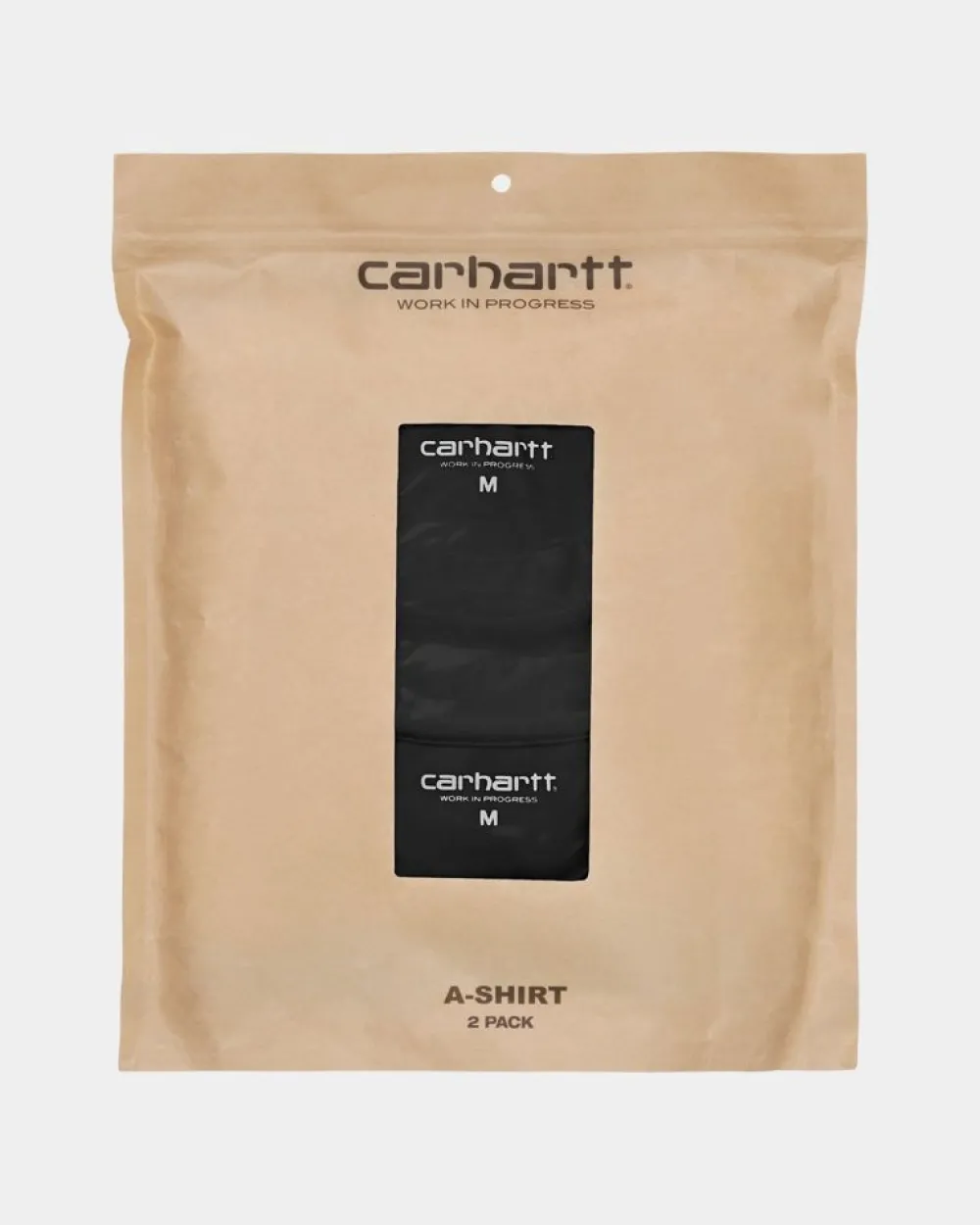 Mænd Carhartt WIP A-Skjorte (2-Pak) | Sort + Sort
