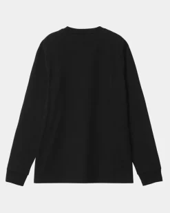 Mænd Carhartt WIP Base Langaermet T-Shirt | Sort