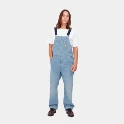 Mænd Carhartt WIP Bib Overall - Denim | Bla (Lys Aegte Vasket)
