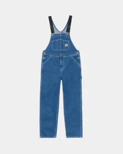 Mænd Carhartt WIP Bib Overall - Denim | Bla (Stenvasket)