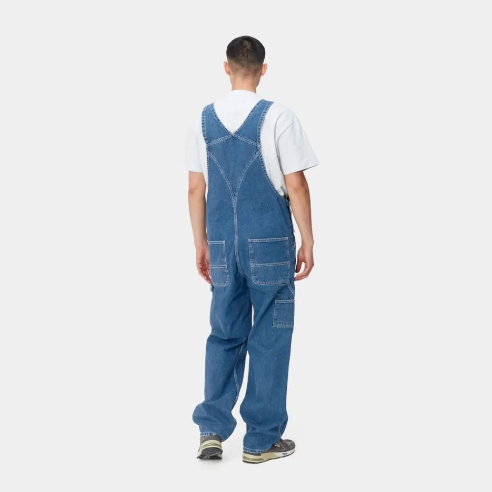 Mænd Carhartt WIP Bib Overall - Denim | Bla (Stenvasket)