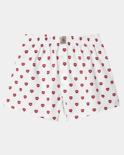 Mænd Carhartt WIP Bomuld Boxer | Hvidt Hjerte Print