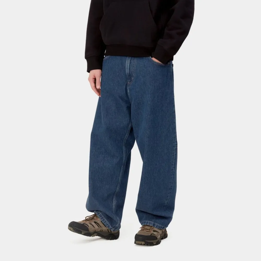 Mænd Carhartt WIP Brandon Bukser | Bla (Stenvasket)