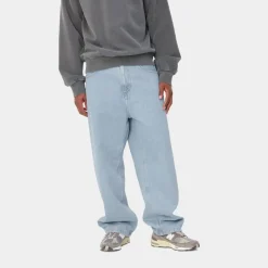 Mænd Carhartt WIP Brandon Bukser | Bla (Tung Sten Bleget)