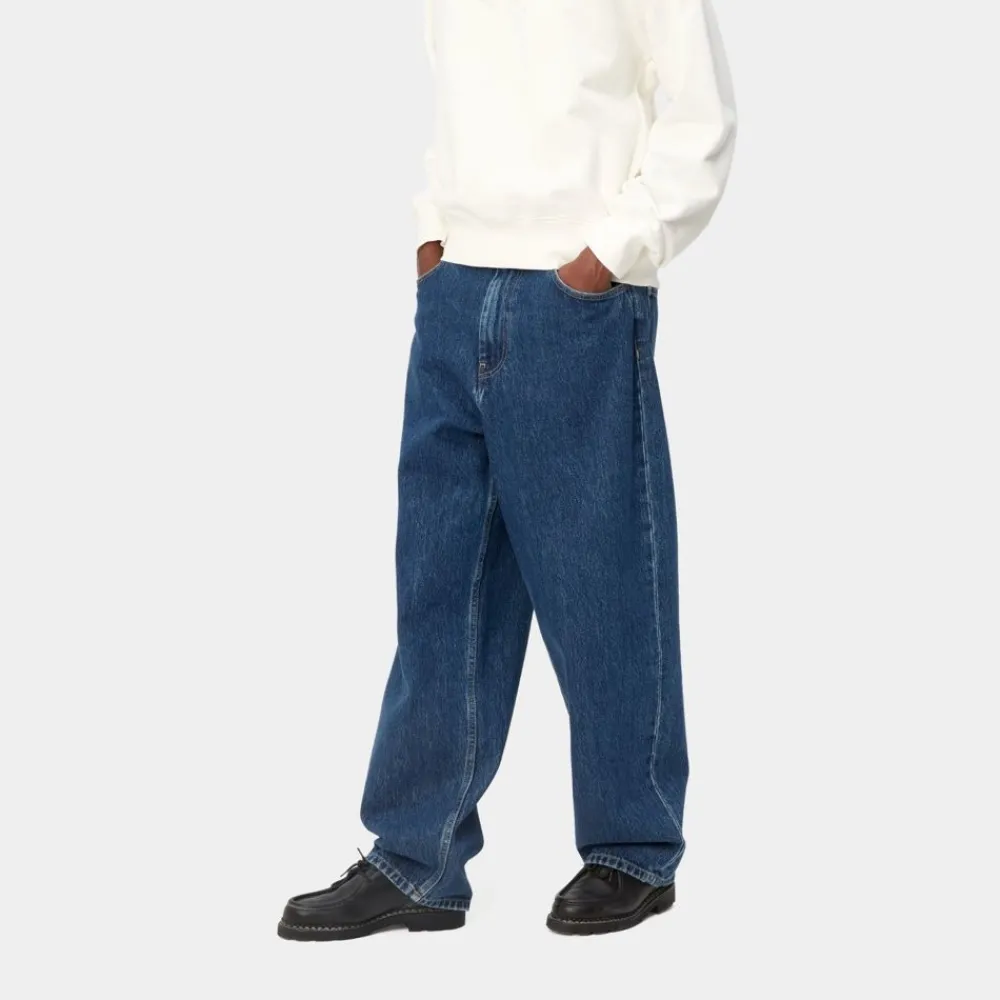 Kvinder Carhartt WIP Brandon Bukser Til Kvinder | Bla (Stenvasket)