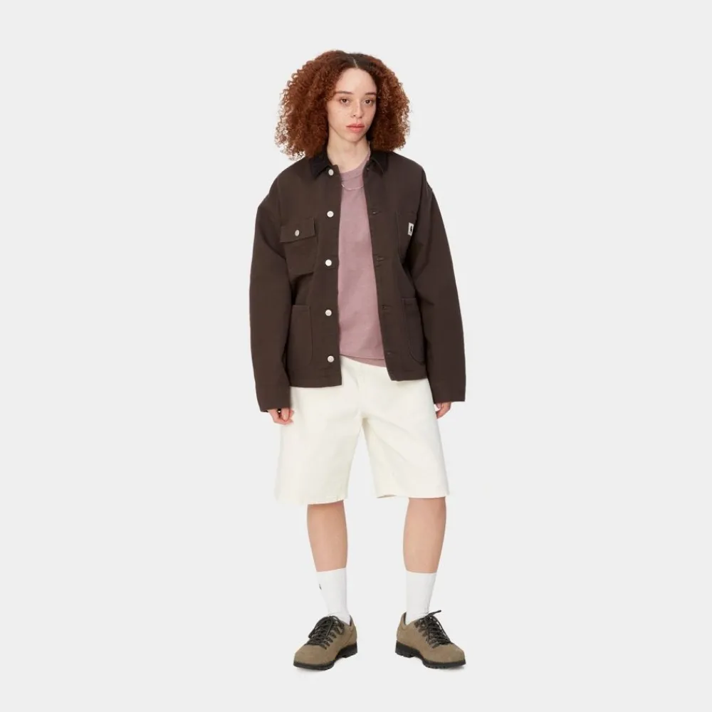 Kvinder Carhartt WIP Brandon Shorts Til Kvinder | Hvid