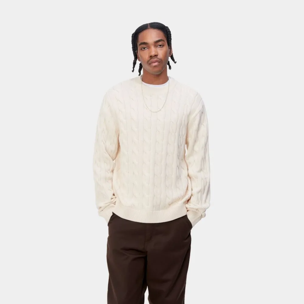 Mænd Carhartt WIP Cambell Sweater | Naturlig