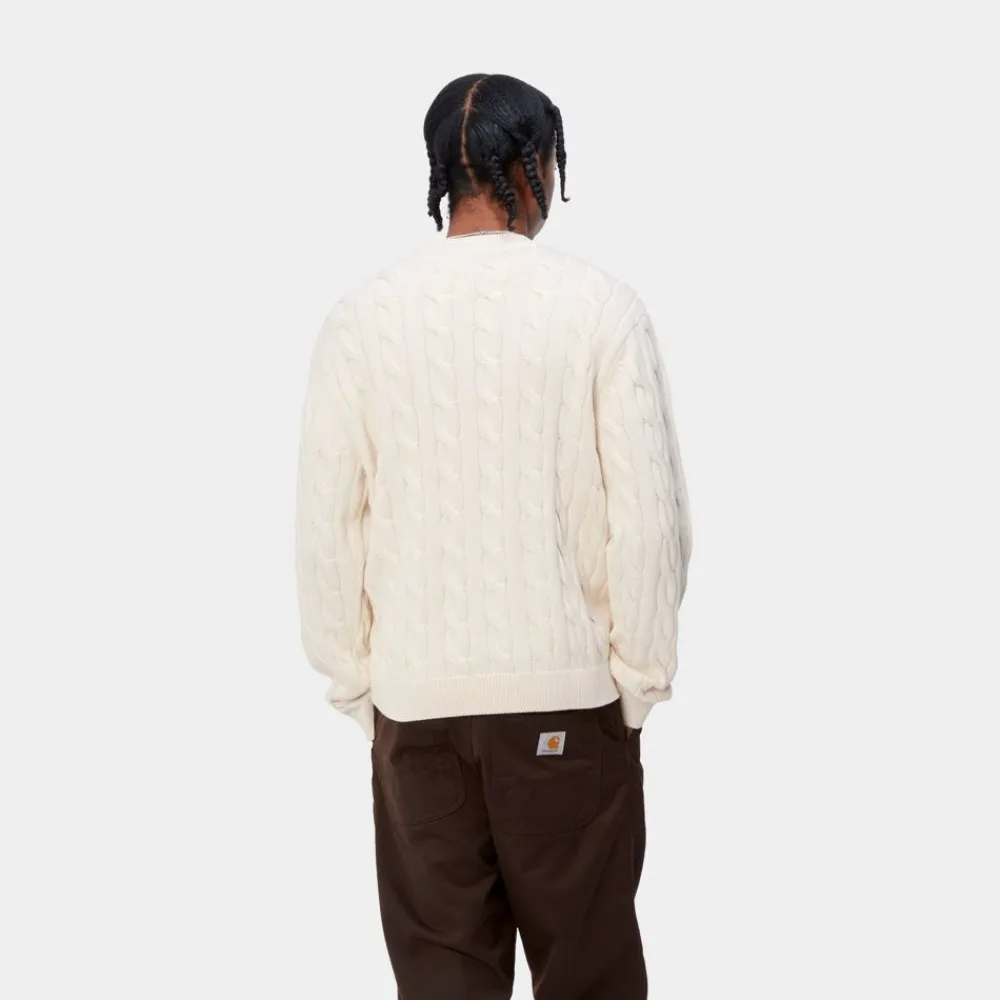 Mænd Carhartt WIP Cambell Sweater | Naturlig