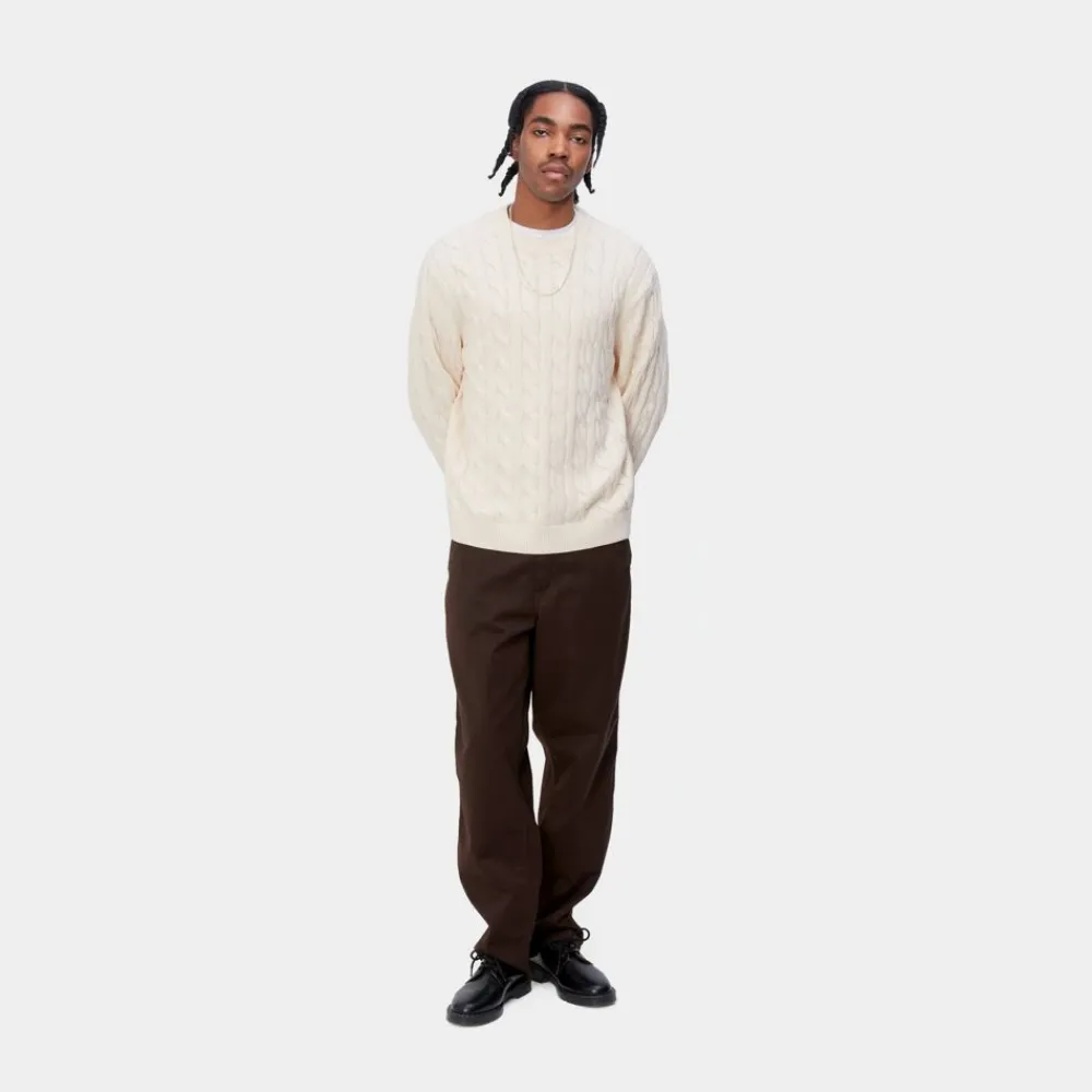 Mænd Carhartt WIP Cambell Sweater | Naturlig