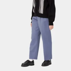 Kvinder Carhartt WIP Cara Bukser | Bay Blue