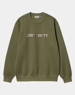 Mænd Carhartt WIP Carhartt Sweatshirt | Dundee / Glassy Pink