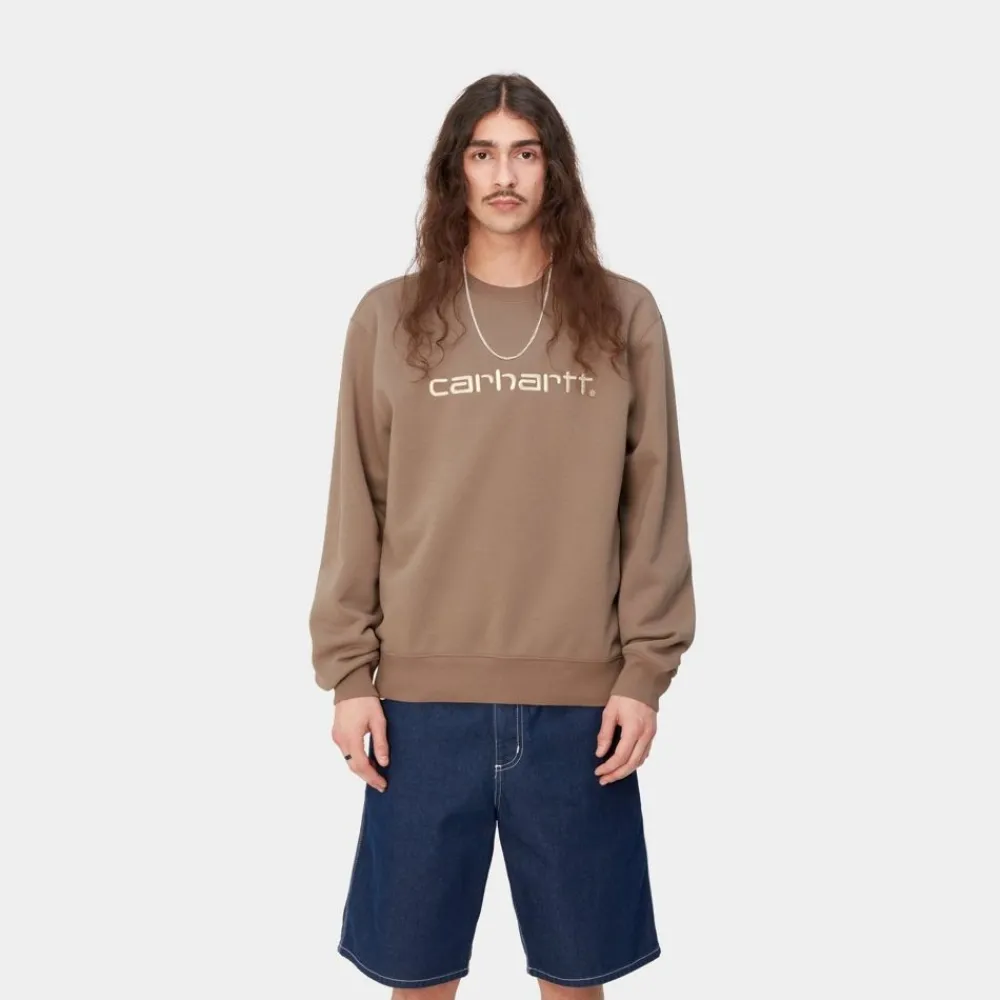 Mænd Carhartt WIP Carhartt Sweatshirt | Gren / Rattan