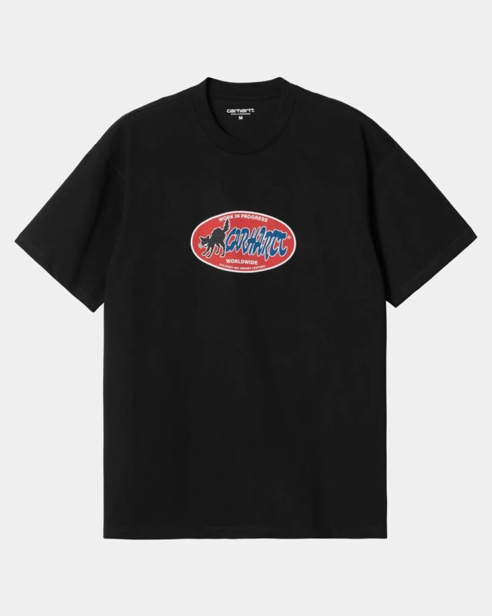 Mænd Carhartt WIP Cat Sticker T-Shirt | Sort