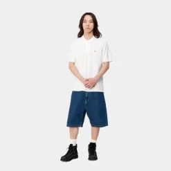 Mænd Carhartt WIP Chase Pique Polo | Hvid