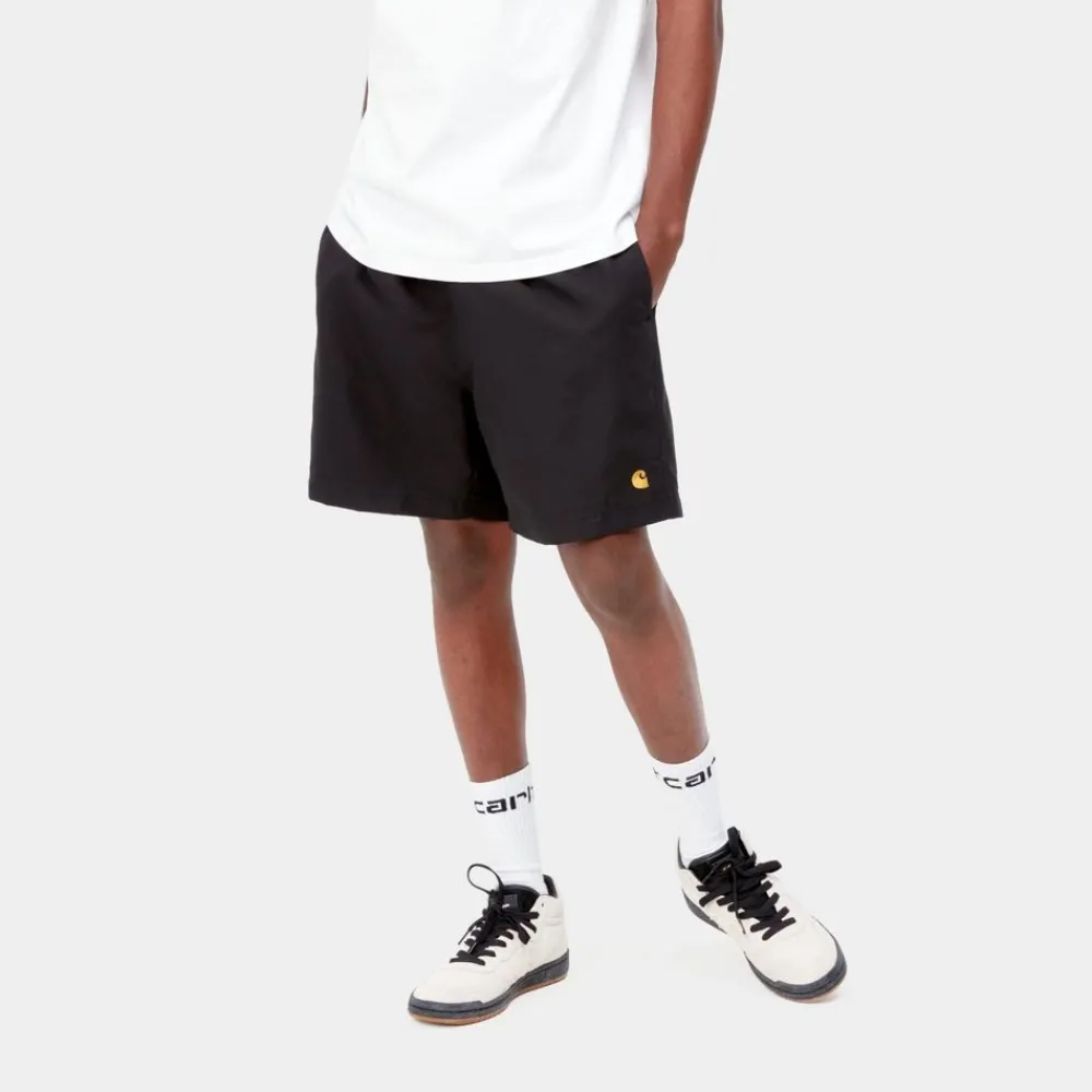 Mænd Carhartt WIP Chase Svommekuffert | Sort