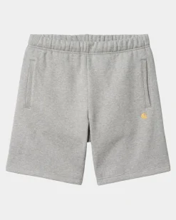 Mænd Carhartt WIP Chase Sweat Short | Gra Lyng
