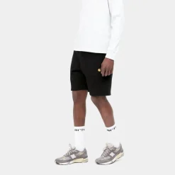Mænd Carhartt WIP Chase Sweat Short | Sort
