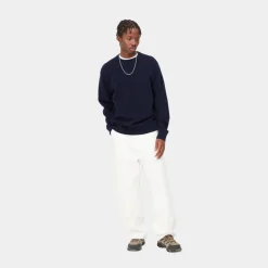 Mænd Carhartt WIP Chase Sweater | Dark Navy