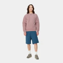 Mænd Carhartt WIP Chase Sweatshirt | Glassyet Lyserod