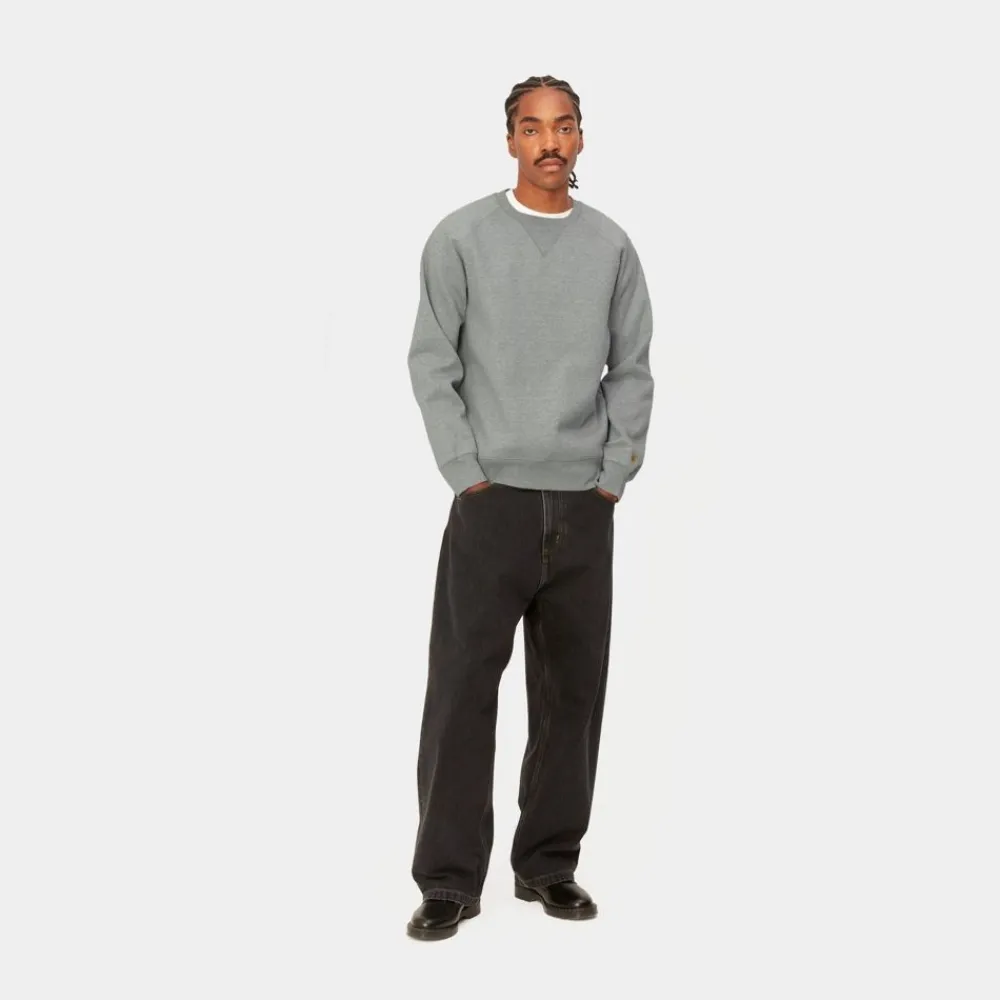 Mænd Carhartt WIP Chase Sweatshirt | Gra Lyng