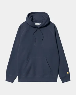 Mænd Carhartt WIP Chase Sweatshirt Med Haette | Bla