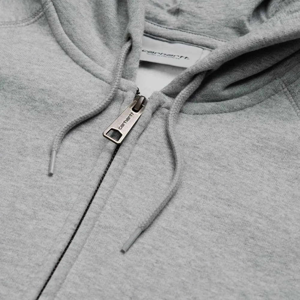 Mænd Carhartt WIP Chase-Jakke Med Haette | Gra Lyng