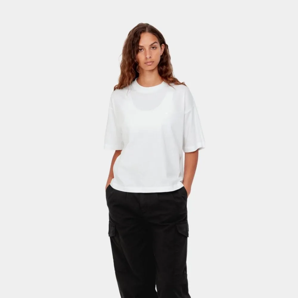 Kvinder Carhartt WIP Chester T-Shirt | Hvid