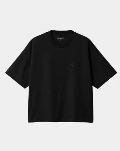 Kvinder Carhartt WIP Chester T-Shirt | Sort