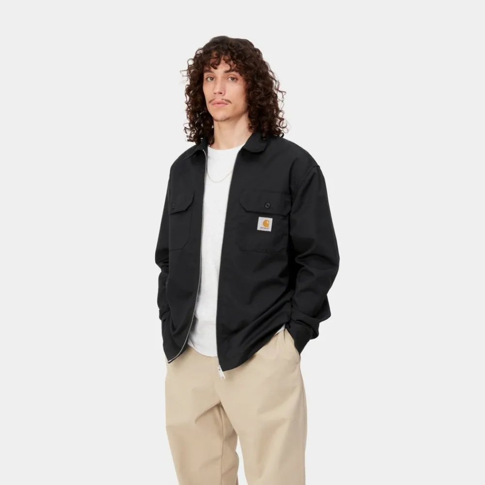 Mænd Carhartt WIP Craft Zip Shirt | Sort