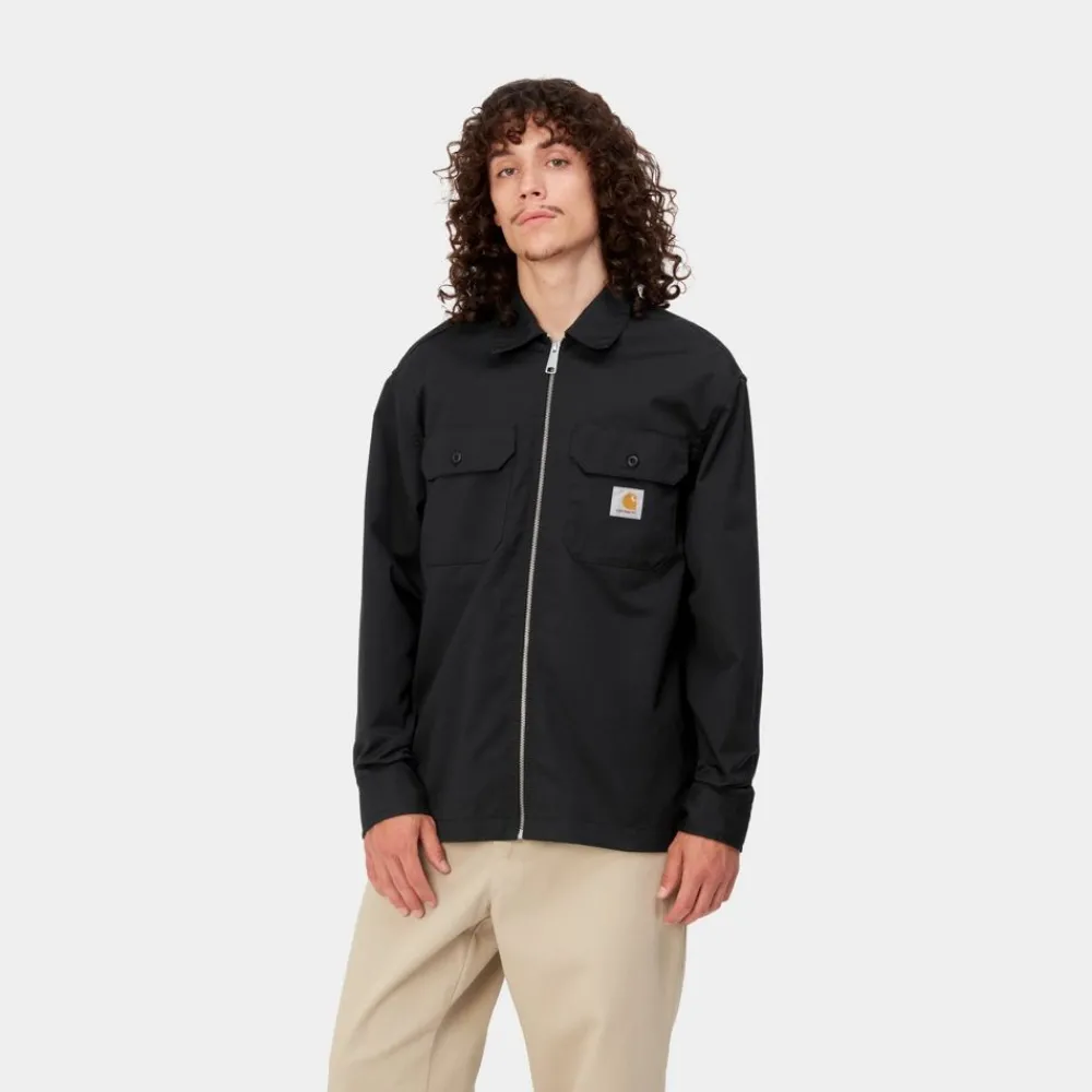 Mænd Carhartt WIP Craft Zip Shirt | Sort