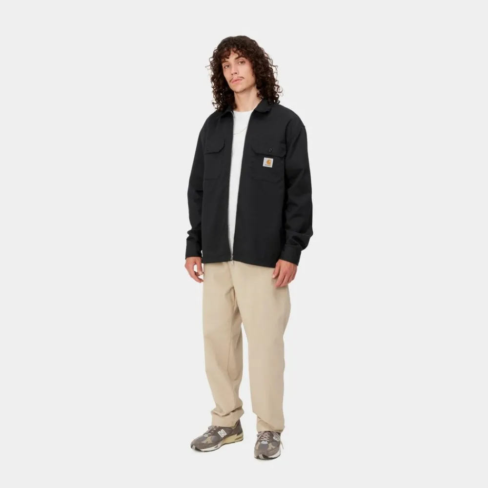 Mænd Carhartt WIP Craft Zip Shirt | Sort