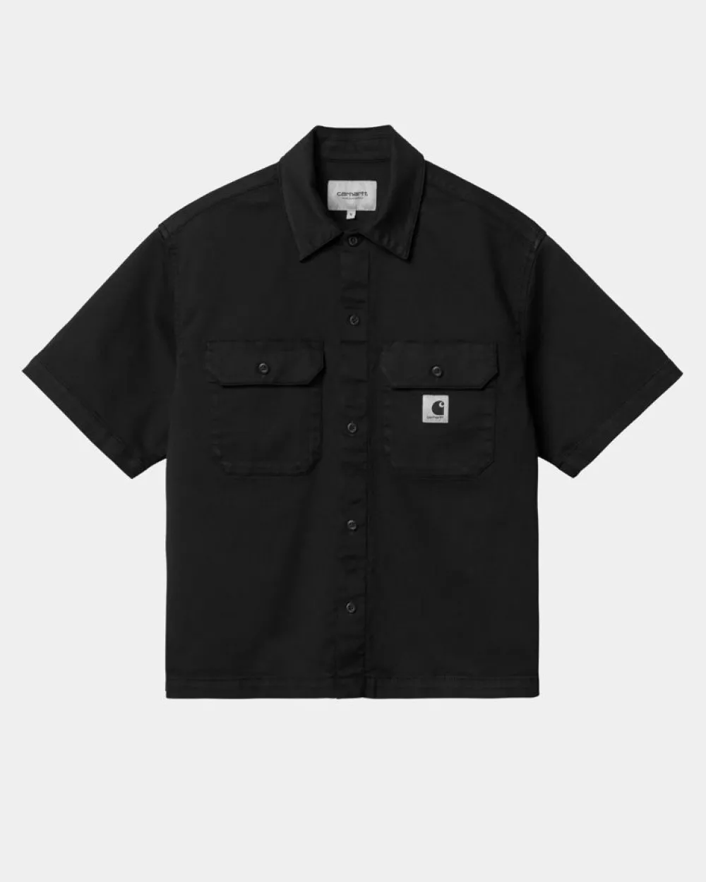 Kvinder Carhartt WIP Dame Craft Kortaermet Skjorte | Sort