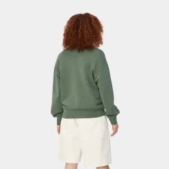 Kvinder Carhartt WIP Dame Duster Script Sweatshirt | Parkere