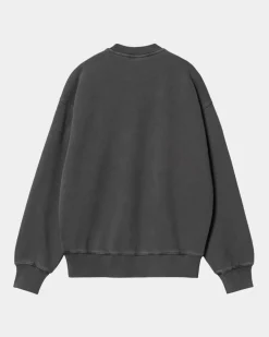 Kvinder Carhartt WIP Dame Duster Script Sweatshirt | Sort