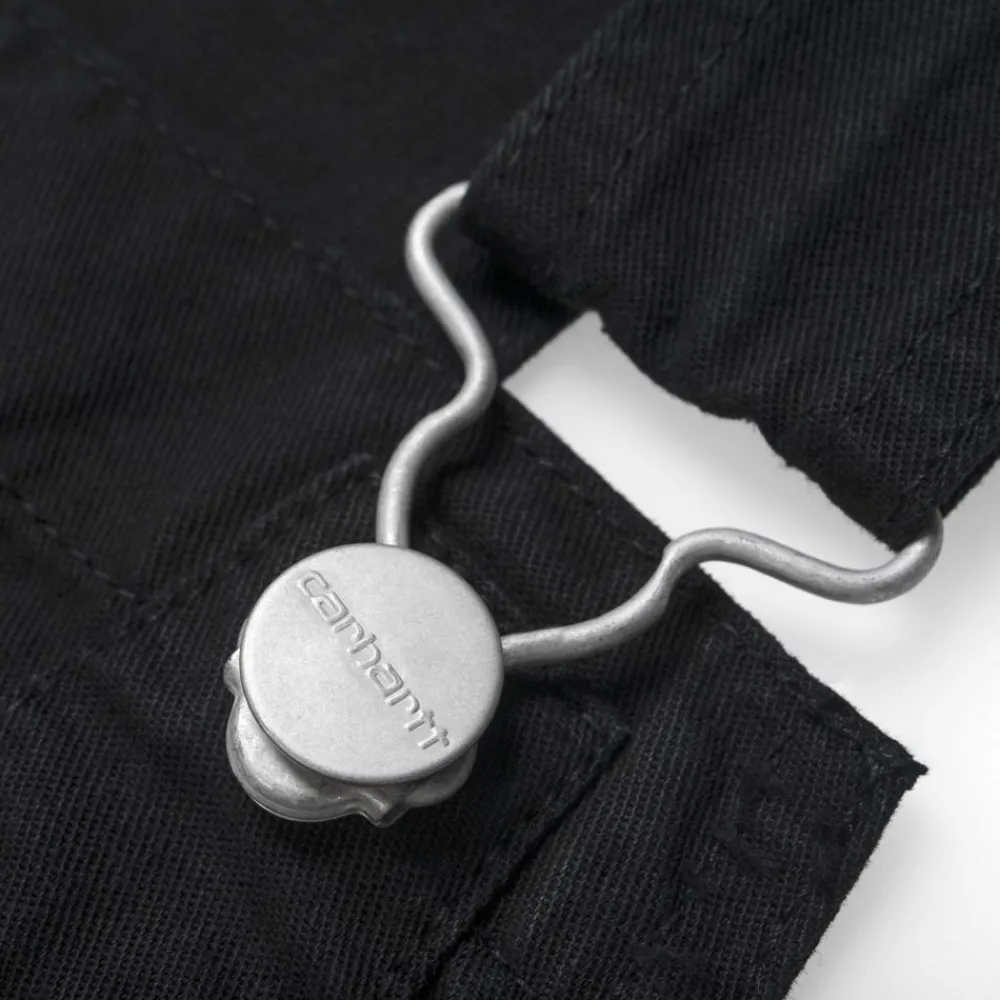 Kvinder Carhartt WIP Damesmaek Overall Lige - Boremaskine | Sort