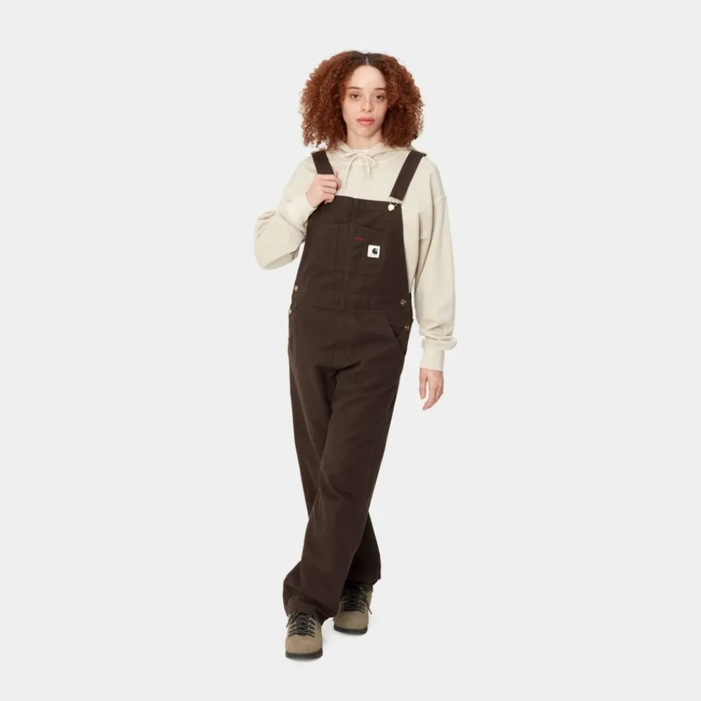 Kvinder Carhartt WIP Damesmaek Overall Lige | Tobak